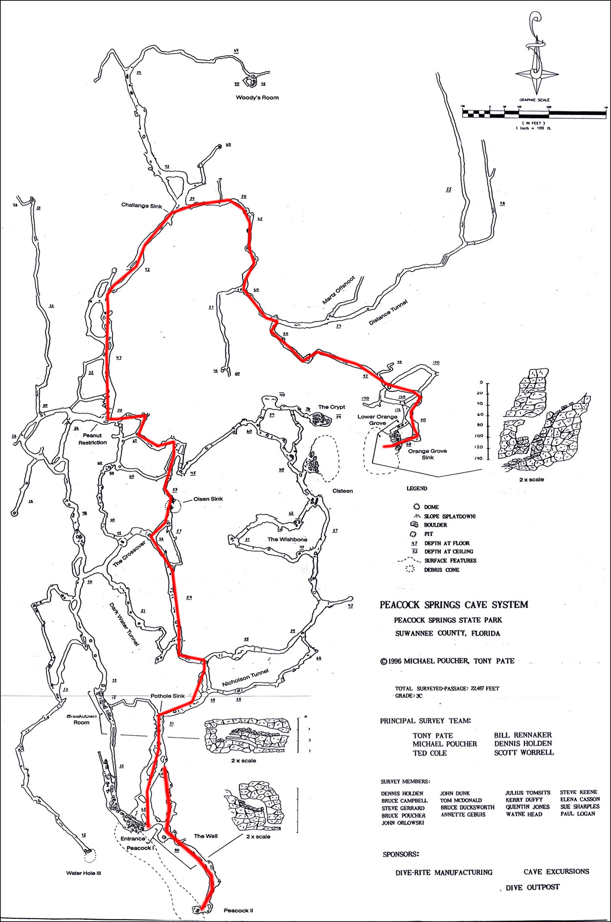 Peacock Springs – Grand Traverse and Peacock 2