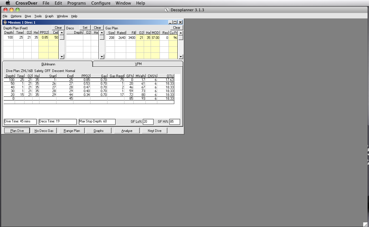 Installing Decoplanner on a Mac using Crossover (10.6.3)